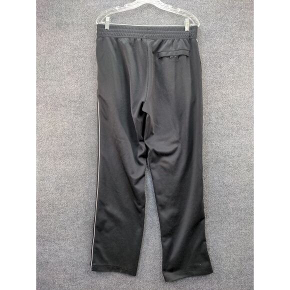Nike Athletic Pants Size M Black 100% Polyester White Stripe - Picture 2 of 10
